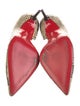 Christian Louboutin Snakeskin Animal Print D'Orsay Pumps