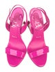 Christian Louboutin Patent Leather Scalloped Accent Sandals