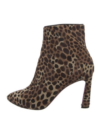 Christian Louboutin Ponyhair Animal Print Boots