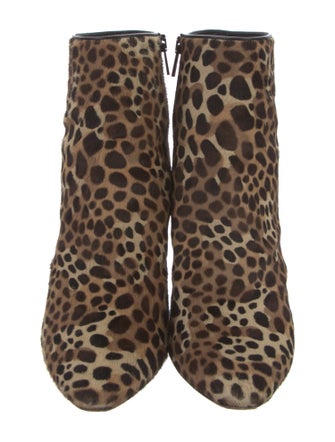 Christian Louboutin Ponyhair Animal Print Boots