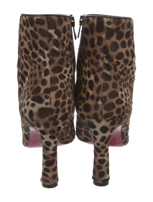 Christian Louboutin Ponyhair Animal Print Boots