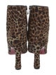 Christian Louboutin Ponyhair Animal Print Boots