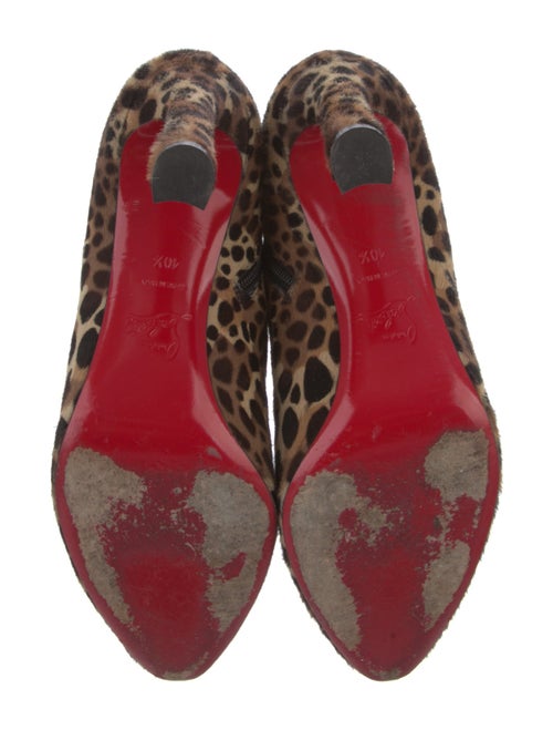 Christian Louboutin Ponyhair Animal Print Boots