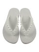 Christian Louboutin Rubber Studded Accents Flip Flops