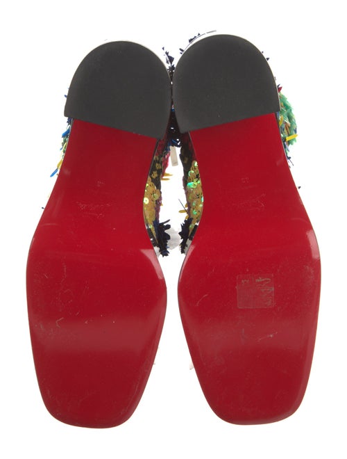 Christian Louboutin Sequins Printed Boots