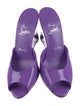 Christian Louboutin Patent Leather Slides