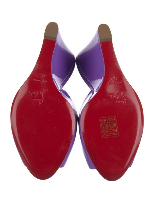 Christian Louboutin Patent Leather Slides