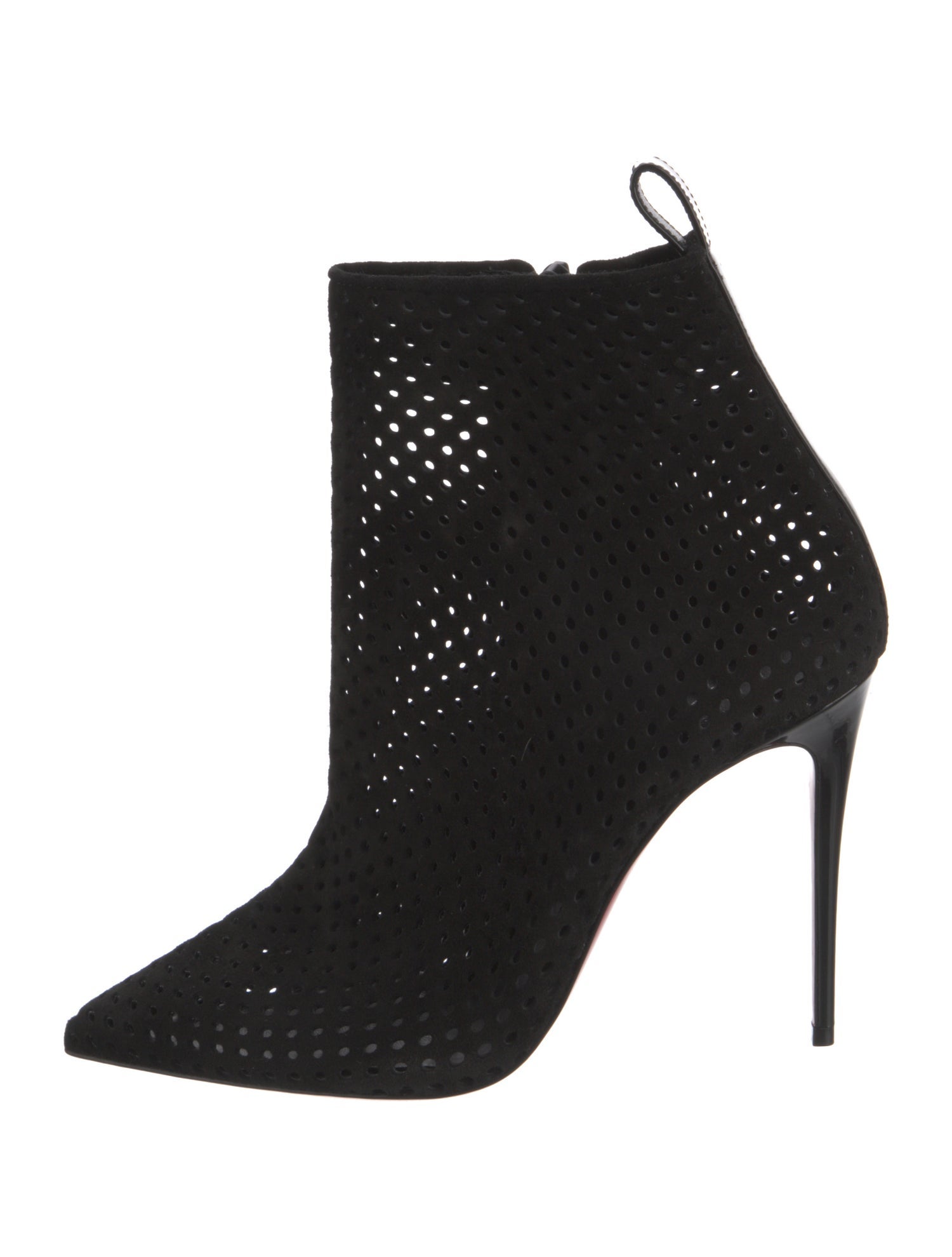 Christian Louboutin Suede Printed Boots