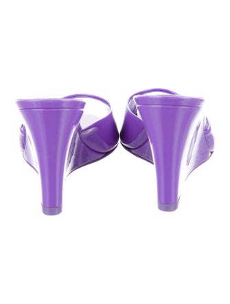 Christian Louboutin Patent Leather Slides