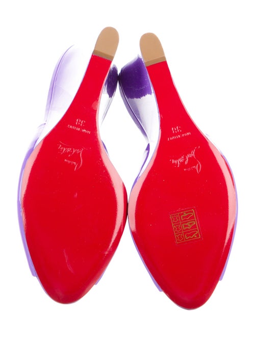 Christian Louboutin Patent Leather Slides