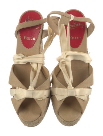 Christian Louboutin Isabelle Canvas Espadrilles