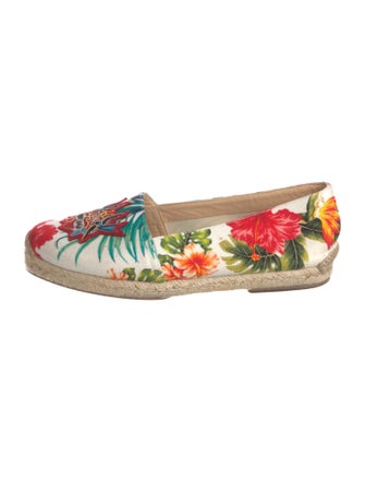 Christian Louboutin Canvas Floral Print Espadrilles