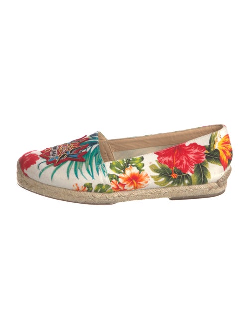 Christian Louboutin Canvas Floral Print Espadrilles