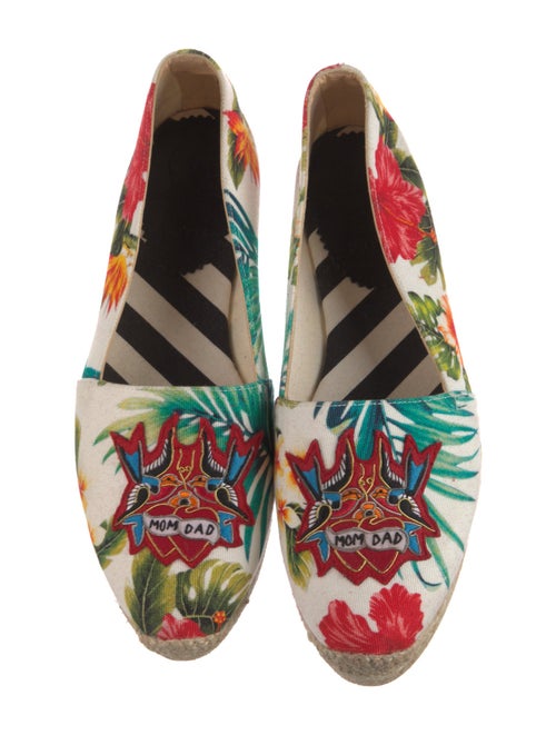 Christian Louboutin Canvas Floral Print Espadrilles