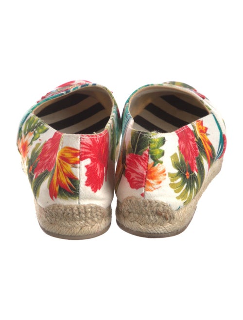Christian Louboutin Canvas Floral Print Espadrilles