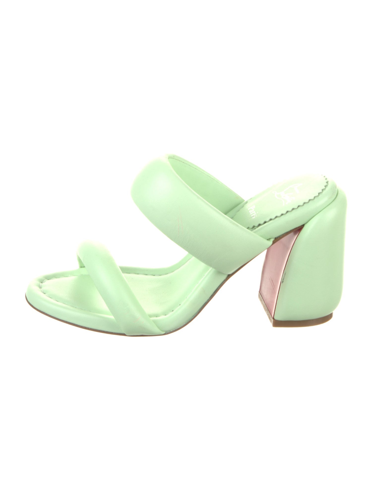 Christian Louboutin Leather Slides