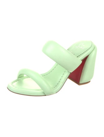 Christian Louboutin Leather Slides