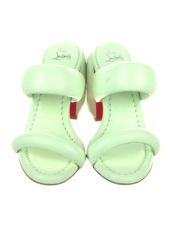 Christian Louboutin Leather Slides