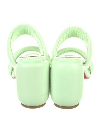 Christian Louboutin Leather Slides