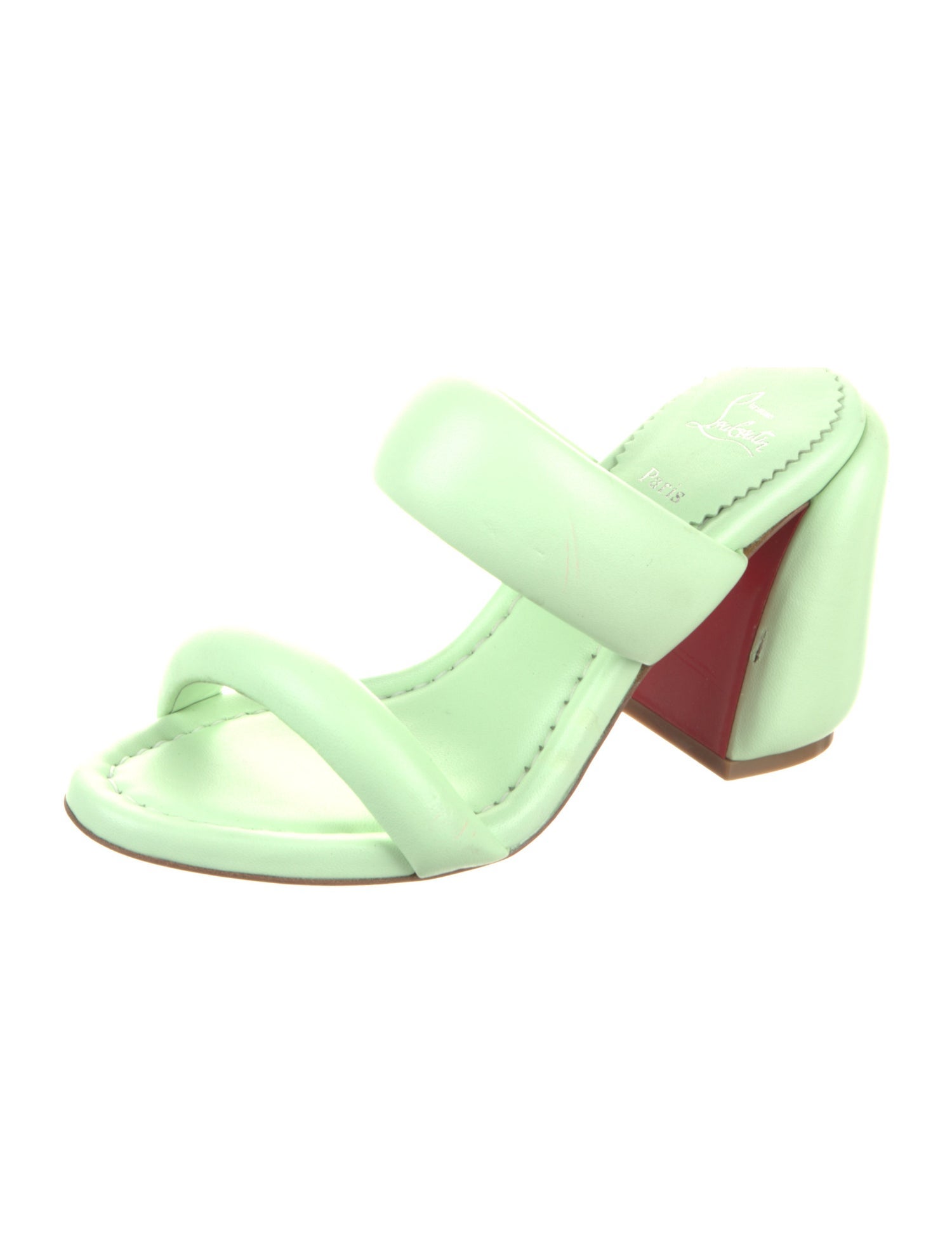 Christian Louboutin Leather Slides