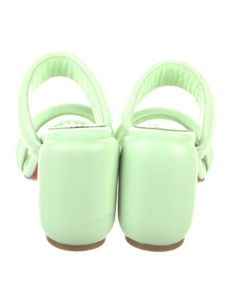 Christian Louboutin Leather Slides