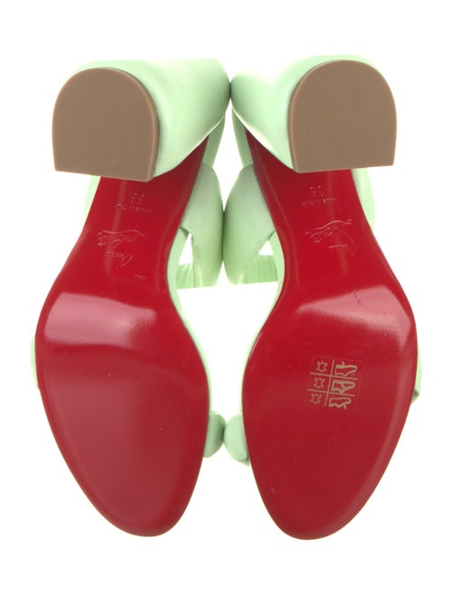 Christian Louboutin Leather Slides