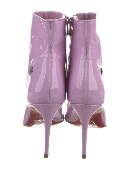 Christian Louboutin Patent Leather Sock Boots