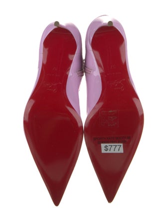 Christian Louboutin Patent Leather Sock Boots