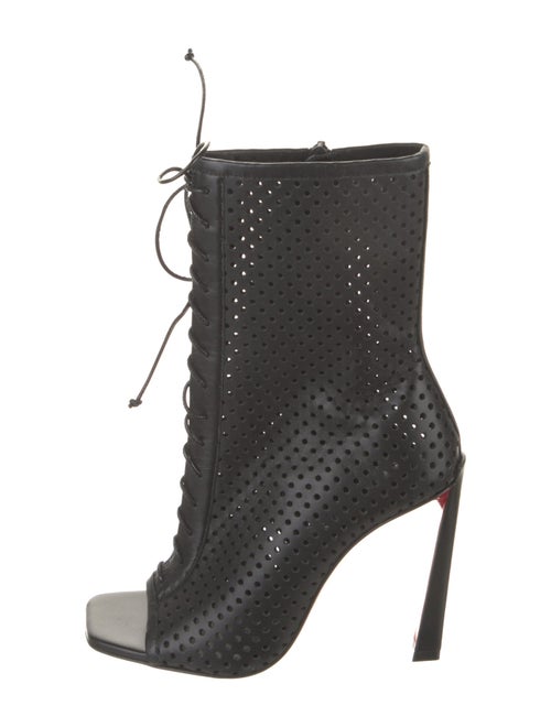 Christian Louboutin Leather Lace-Up Boots