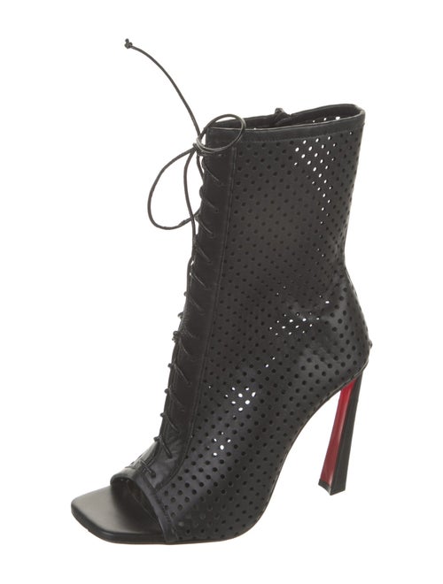 Christian Louboutin Leather Lace-Up Boots