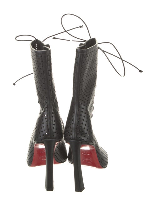 Christian Louboutin Leather Lace-Up Boots
