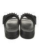 Christian Louboutin Spike Accents Neoprene Slides