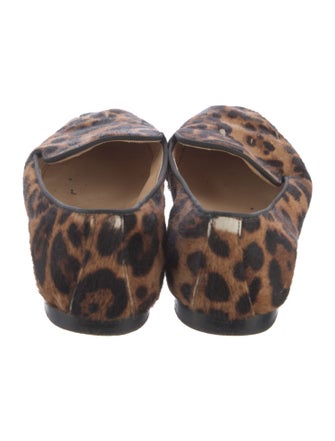 Christian Louboutin Ponyhair Animal Print Flats