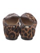 Christian Louboutin Ponyhair Animal Print Flats