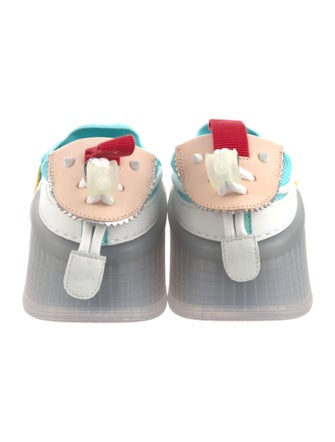 Christian Louboutin Suede Printed Sneakers