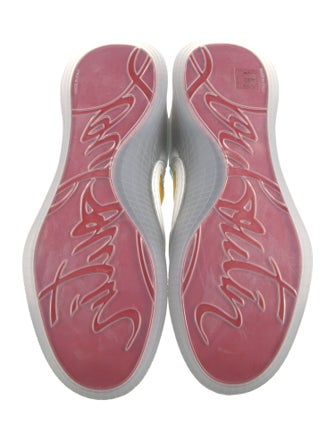 Christian Louboutin Suede Printed Sneakers