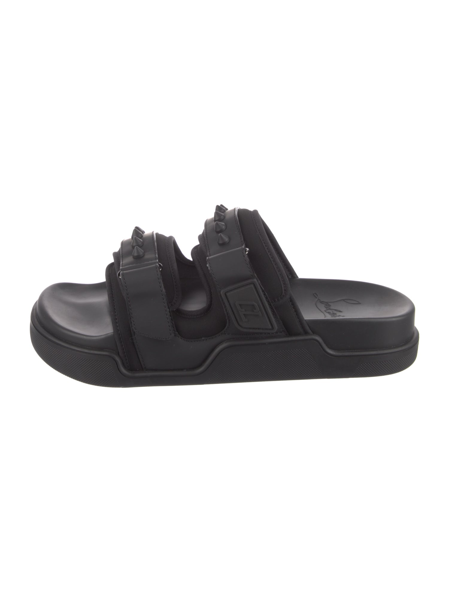 Christian Louboutin Leather Slides