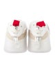 Christian Louboutin Suede Leather Trim Embellishment Sneakers
