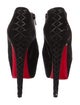 Christian Louboutin Recouzetta Suede Lace-Up Boots