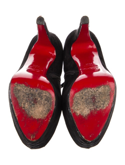 Christian Louboutin Recouzetta Suede Lace-Up Boots