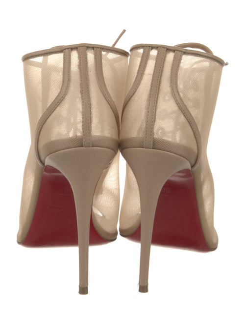 Christian Louboutin Mesh Mesh Accents T-Strap Pumps