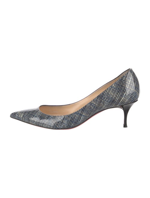 Christian Louboutin Patent Leather Printed Pumps