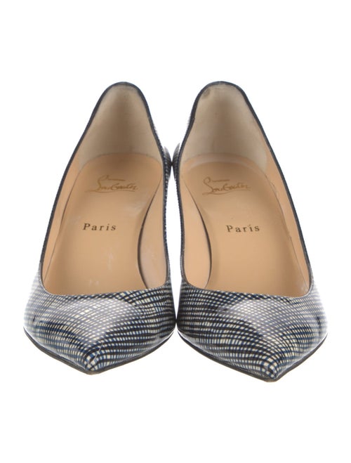 Christian Louboutin Patent Leather Printed Pumps