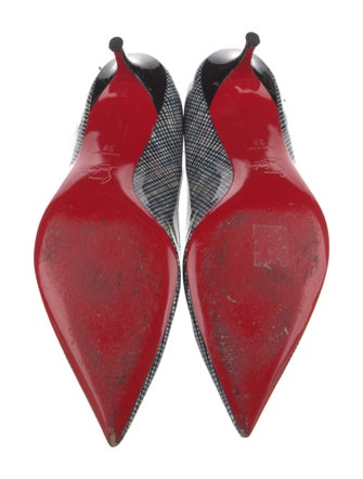 Christian Louboutin Patent Leather Printed Pumps