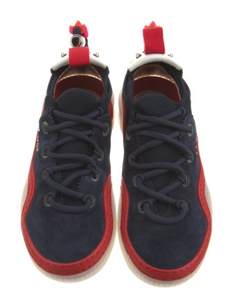 Christian Louboutin Suede Printed Sneakers