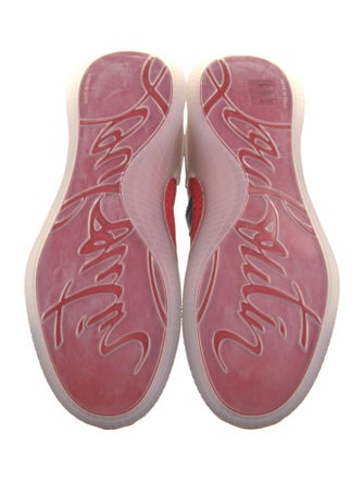 Christian Louboutin Suede Printed Sneakers
