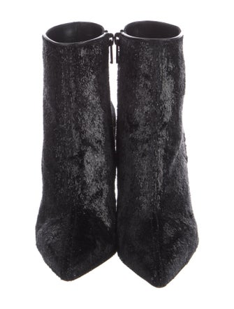 Christian Louboutin Leather Trim Embellishment Boots