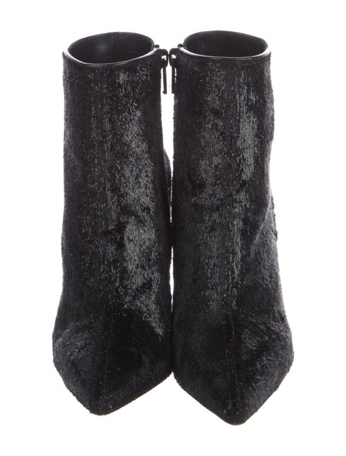 Christian Louboutin Leather Trim Embellishment Boots