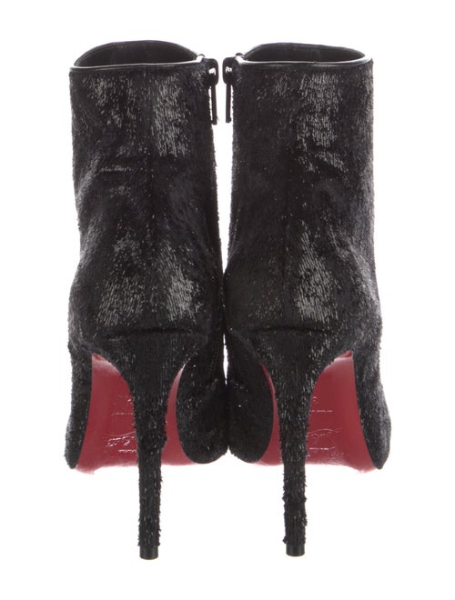 Christian Louboutin Leather Trim Embellishment Boots