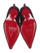 Christian Louboutin Leather Trim Embellishment Boots